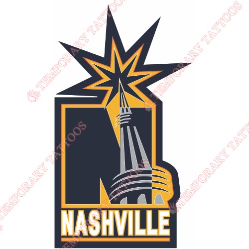 Nashville Predators Customize Temporary Tattoos Stickers NO.214